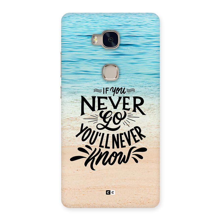 Will Never Know Back Case for Honor 5X