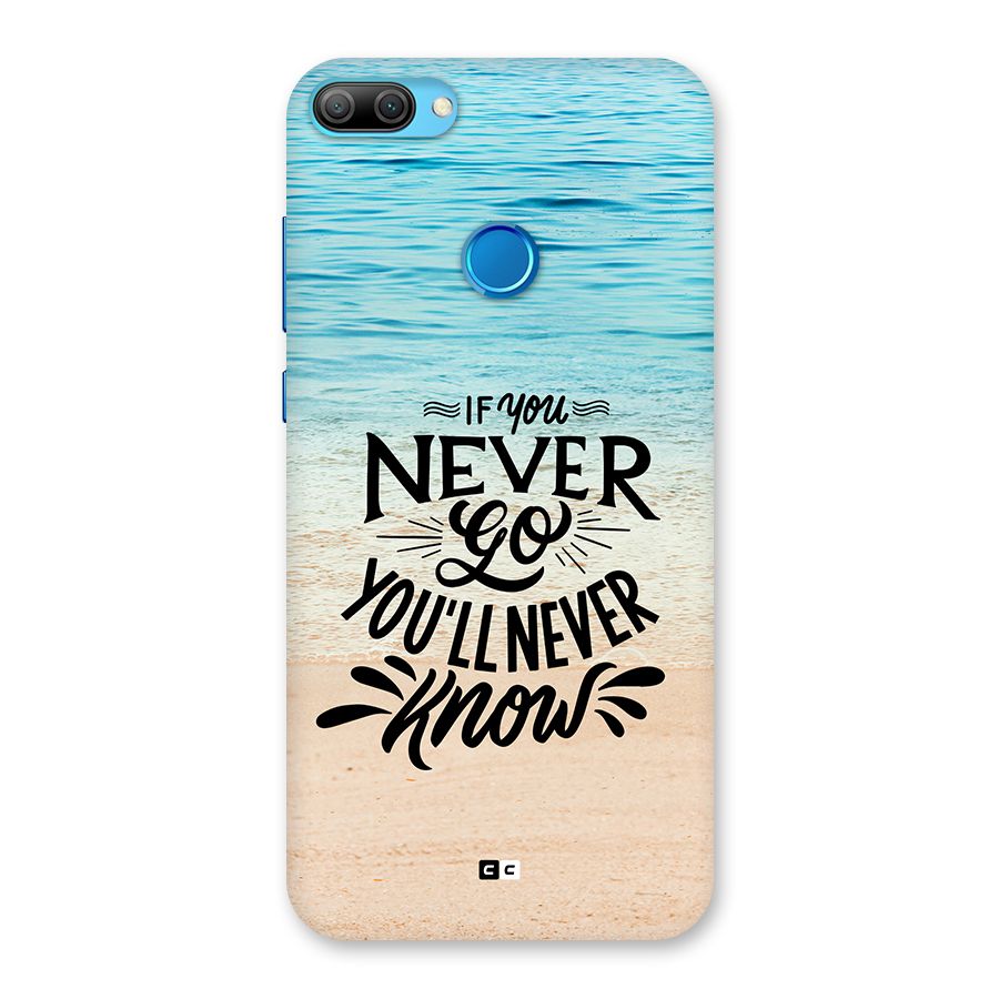 Will Never Know Back Case for Honor 9N