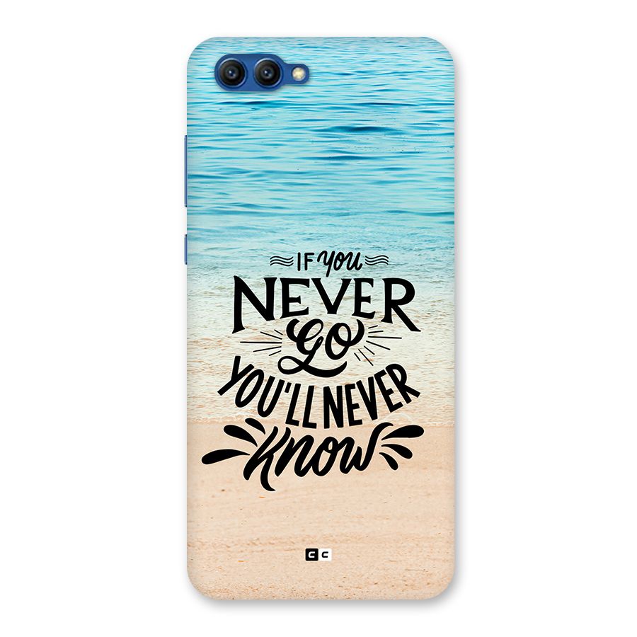 Will Never Know Back Case for Honor View 10