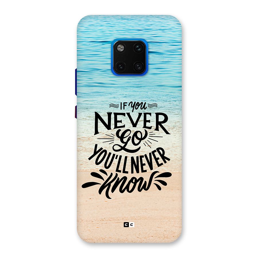 Will Never Know Back Case for Huawei Mate 20 Pro