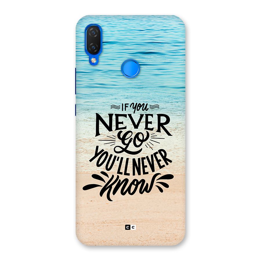 Will Never Know Back Case for Huawei Nova 3i