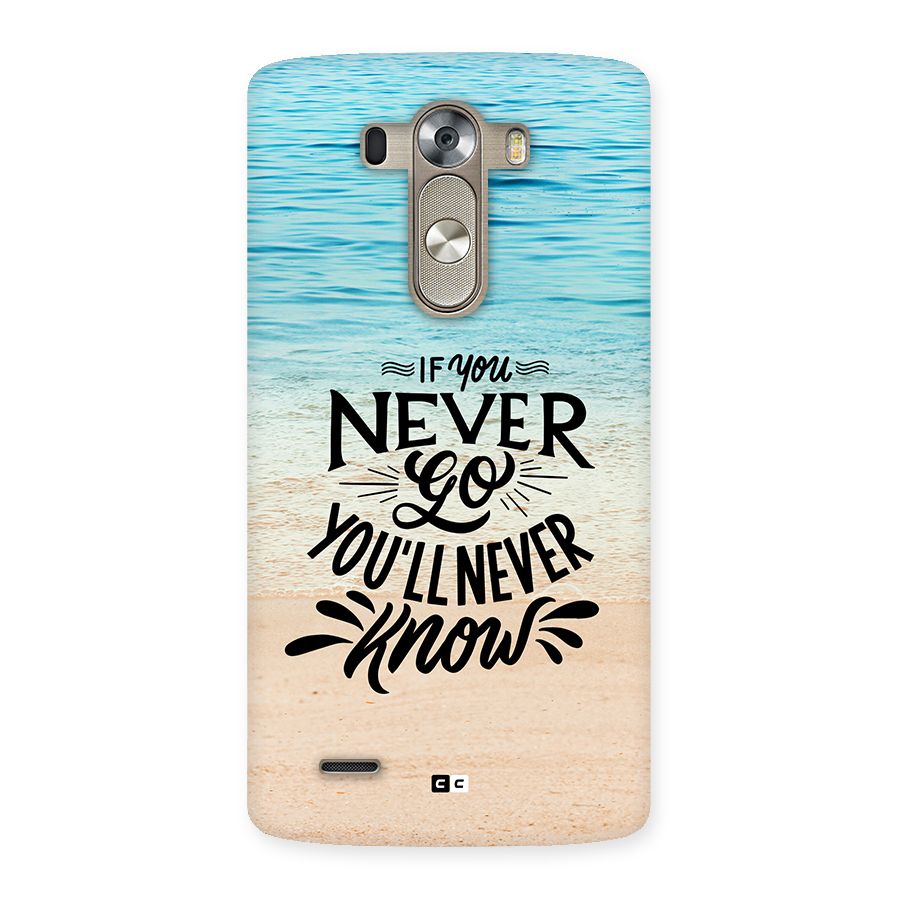 Will Never Know Back Case for LG G3