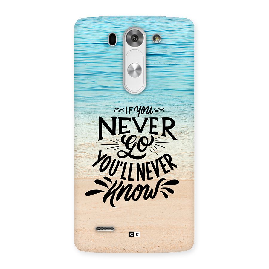Will Never Know Back Case for LG G3 Mini