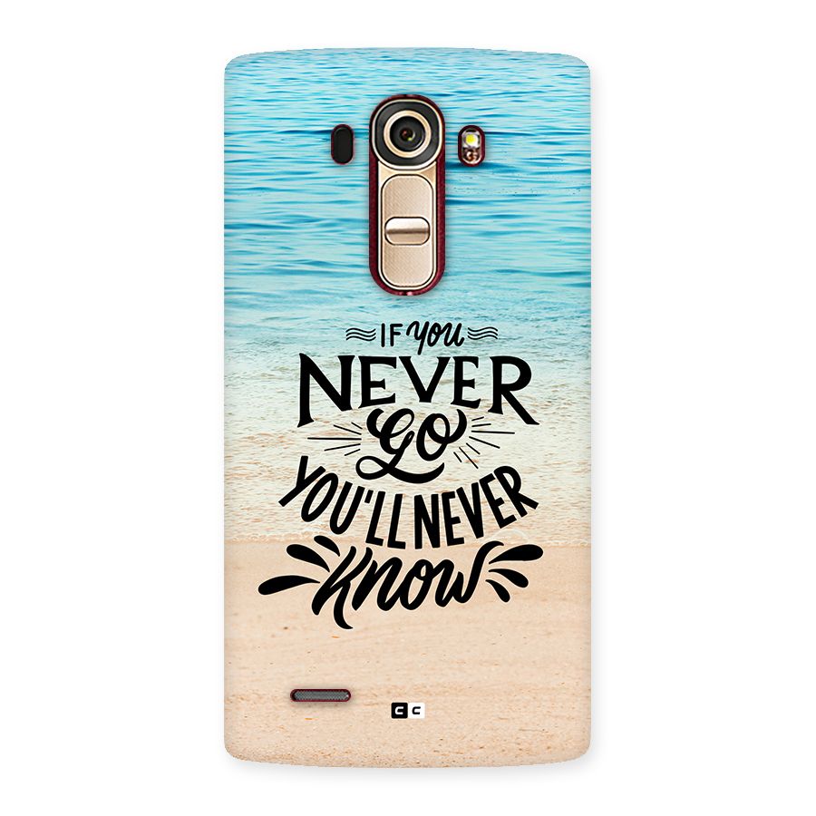 Will Never Know Back Case for LG G4