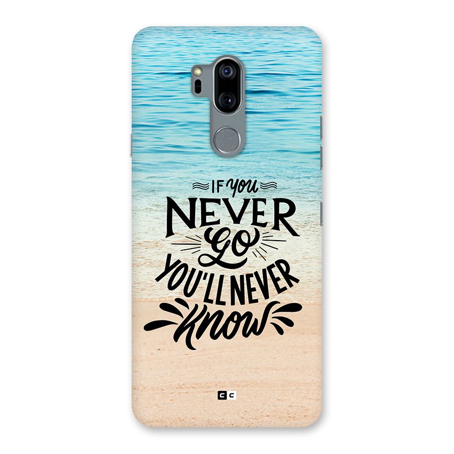 Will Never Know Back Case for LG G7