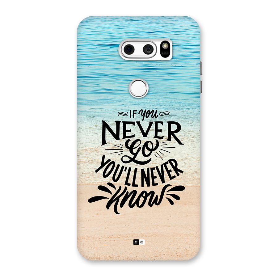 Will Never Know Back Case for LG V30