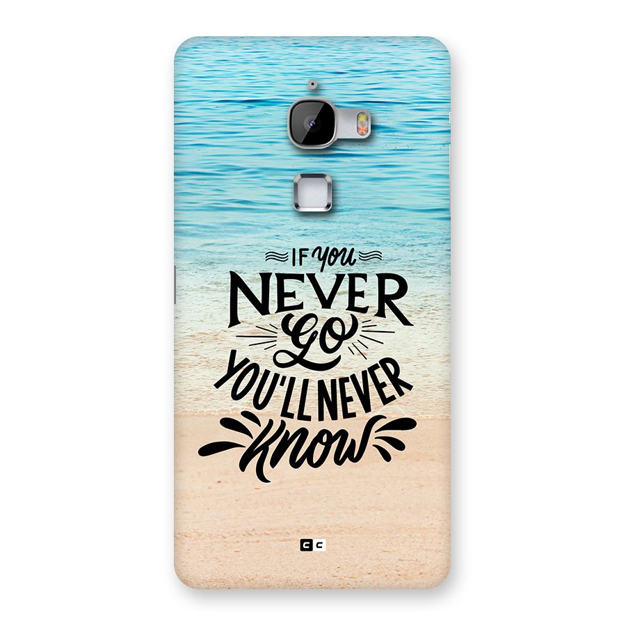 Will Never Know Back Case for LeTV Le Max