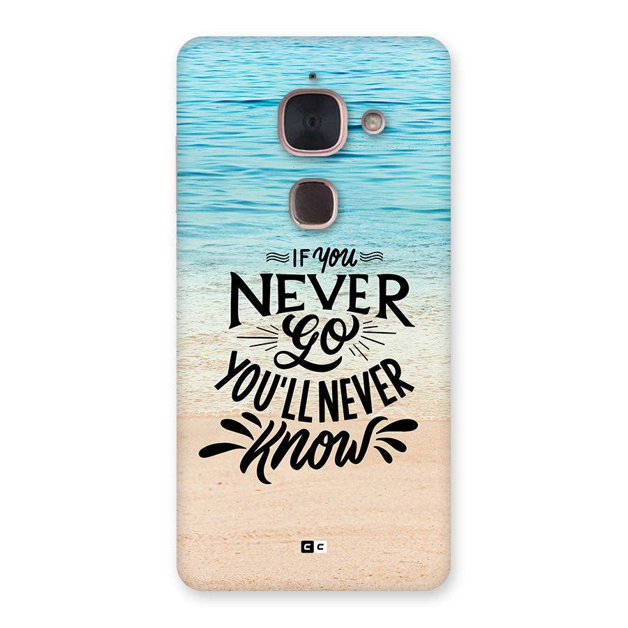 Will Never Know Back Case for Le Max 2