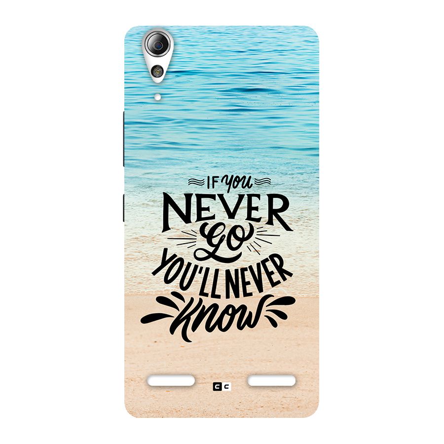 Will Never Know Back Case for Lenovo A6000 Plus