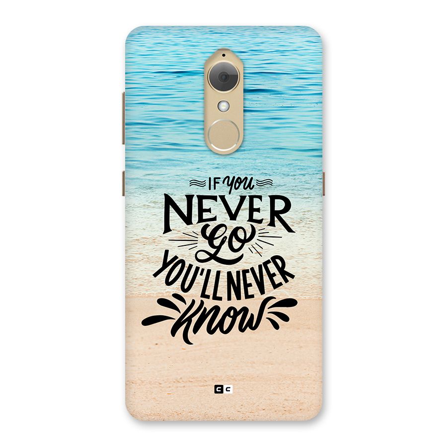 Will Never Know Back Case for Lenovo K8