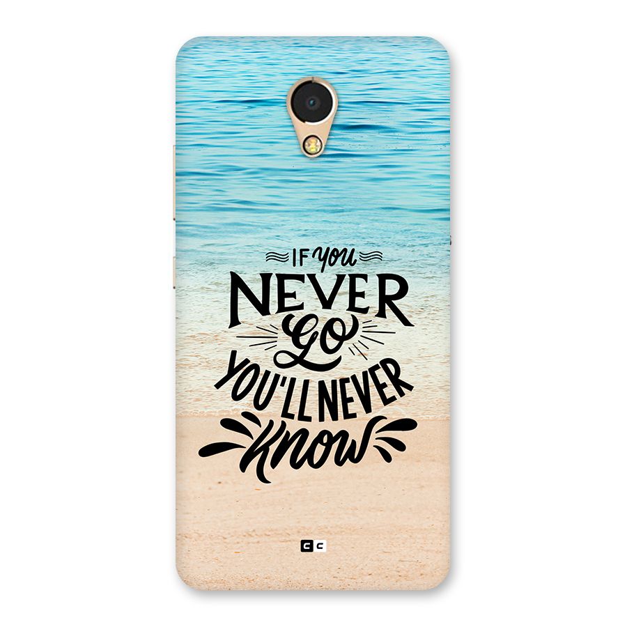 Will Never Know Back Case for Lenovo P2