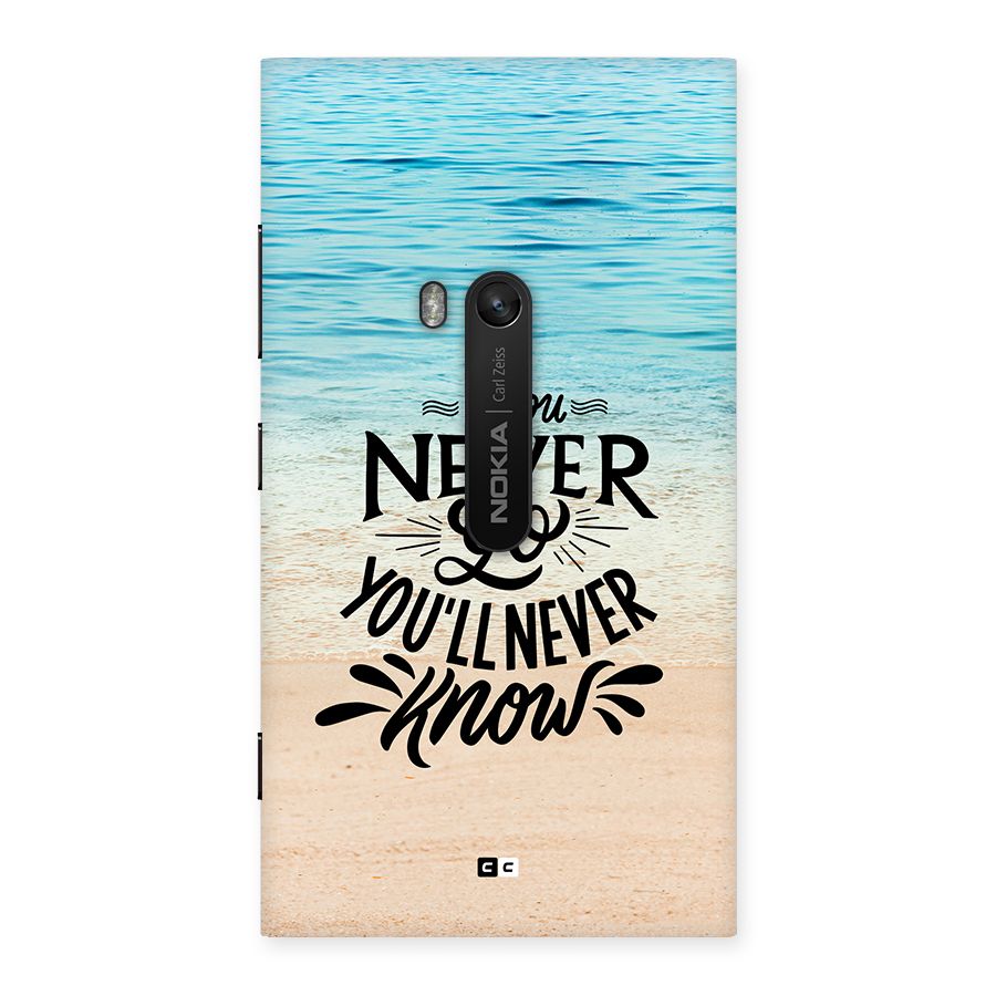 Will Never Know Back Case for Lumia 920