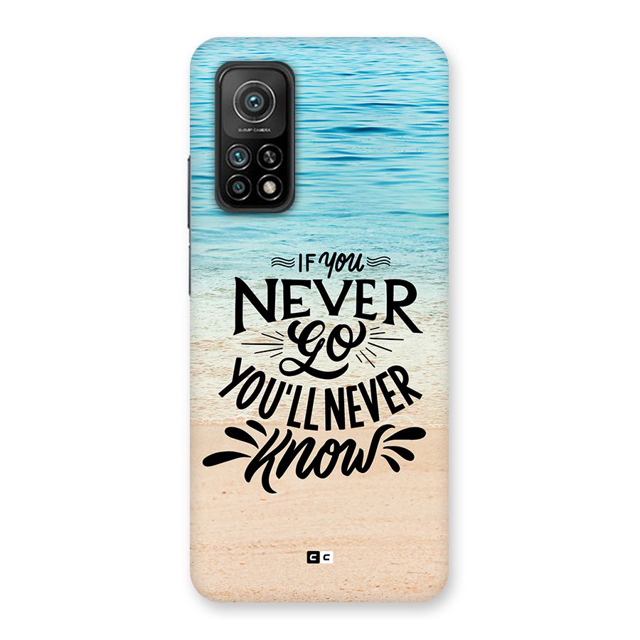 Will Never Know Back Case for Mi 10T 5G