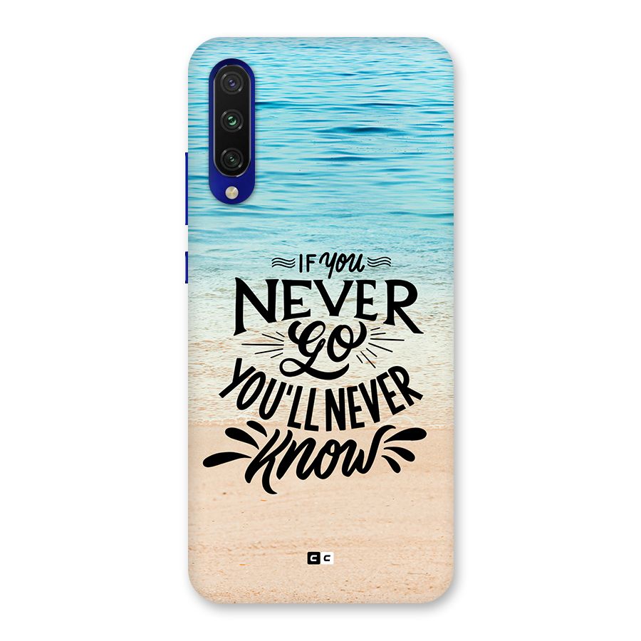 Will Never Know Back Case for Mi A3