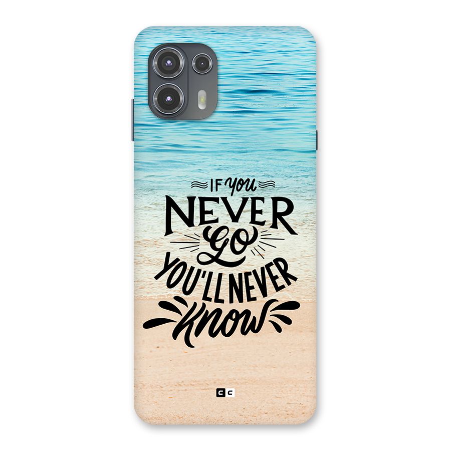 Will Never Know Back Case for Motorola Edge 20 Fusion