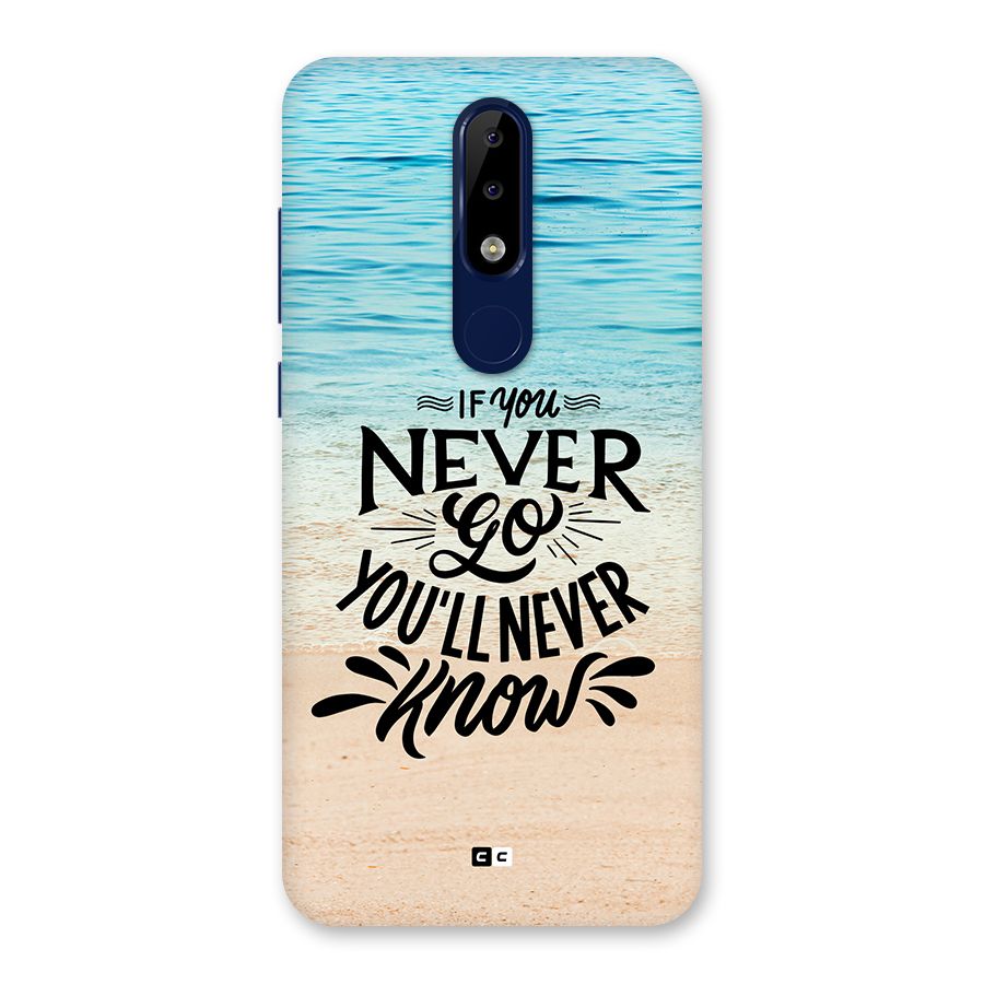 Will Never Know Back Case for Nokia 5.1 Plus
