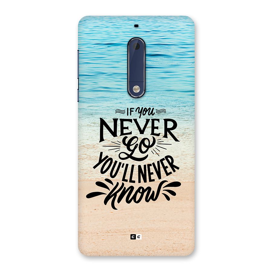 Will Never Know Back Case for Nokia 5