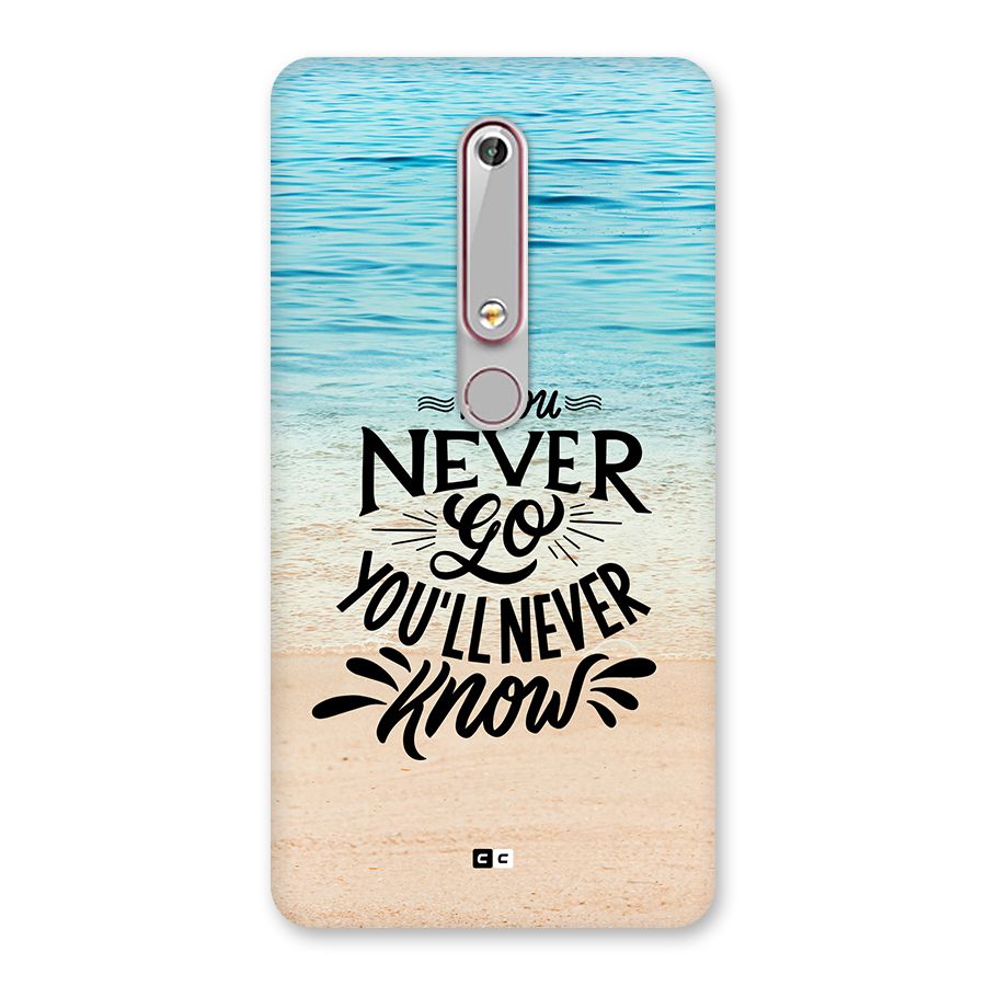 Will Never Know Back Case for Nokia 6.1