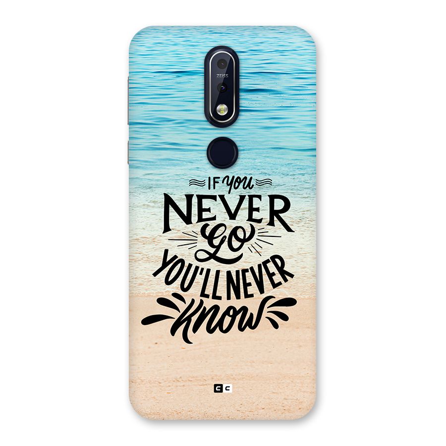 Will Never Know Back Case for Nokia 7.1