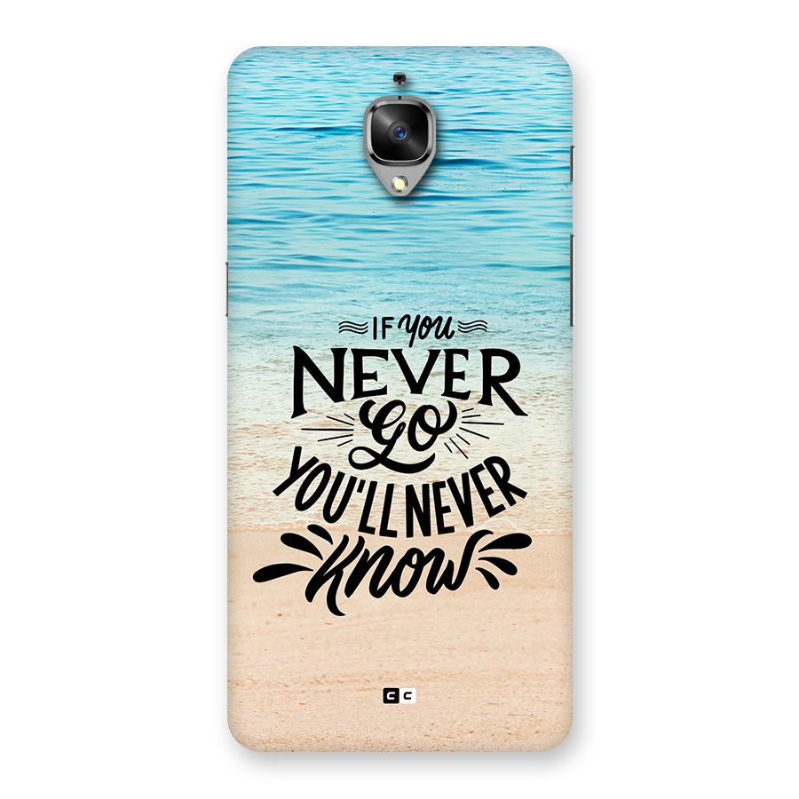Will Never Know Back Case for OnePlus 3