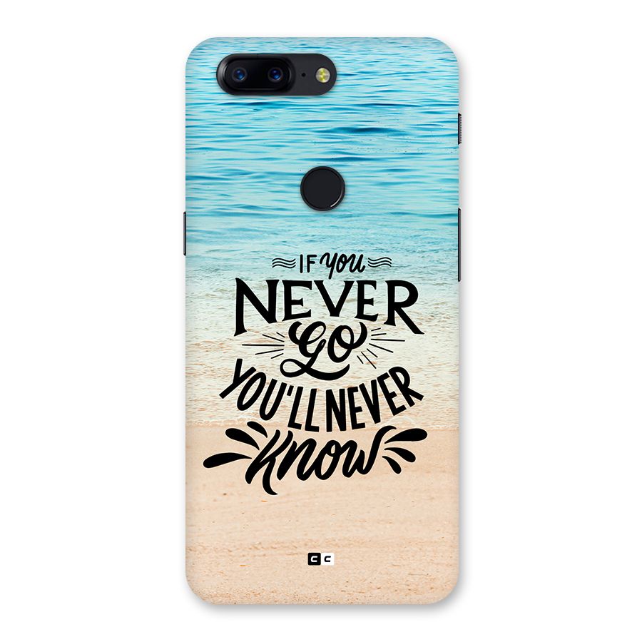 Will Never Know Back Case for OnePlus 5T