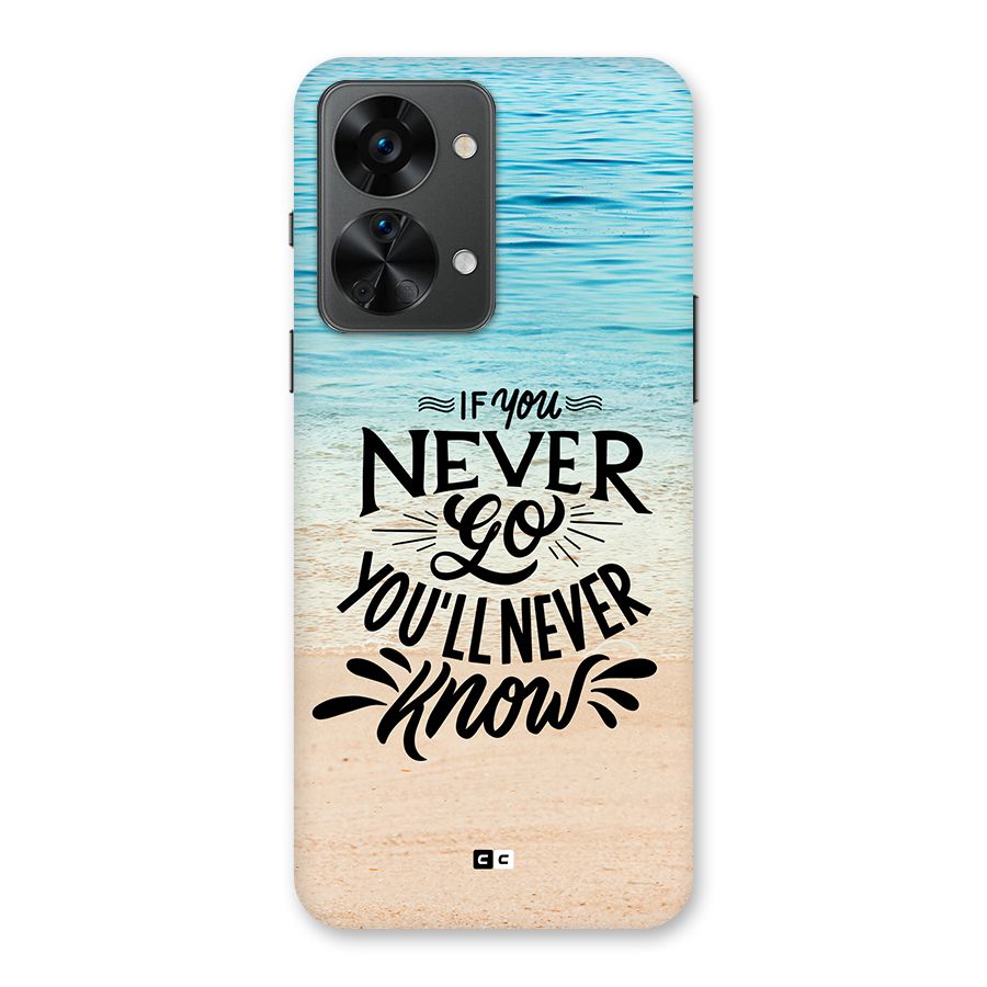 Will Never Know Back Case for OnePlus Nord 2T