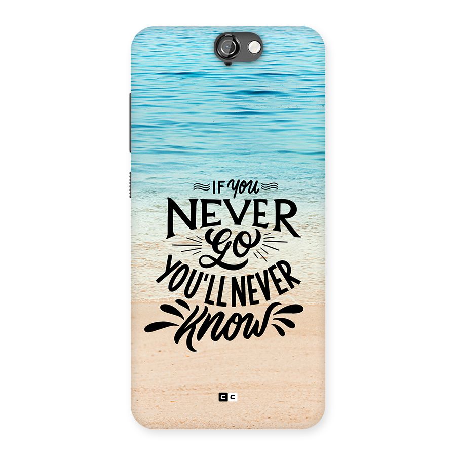Will Never Know Back Case for One A9