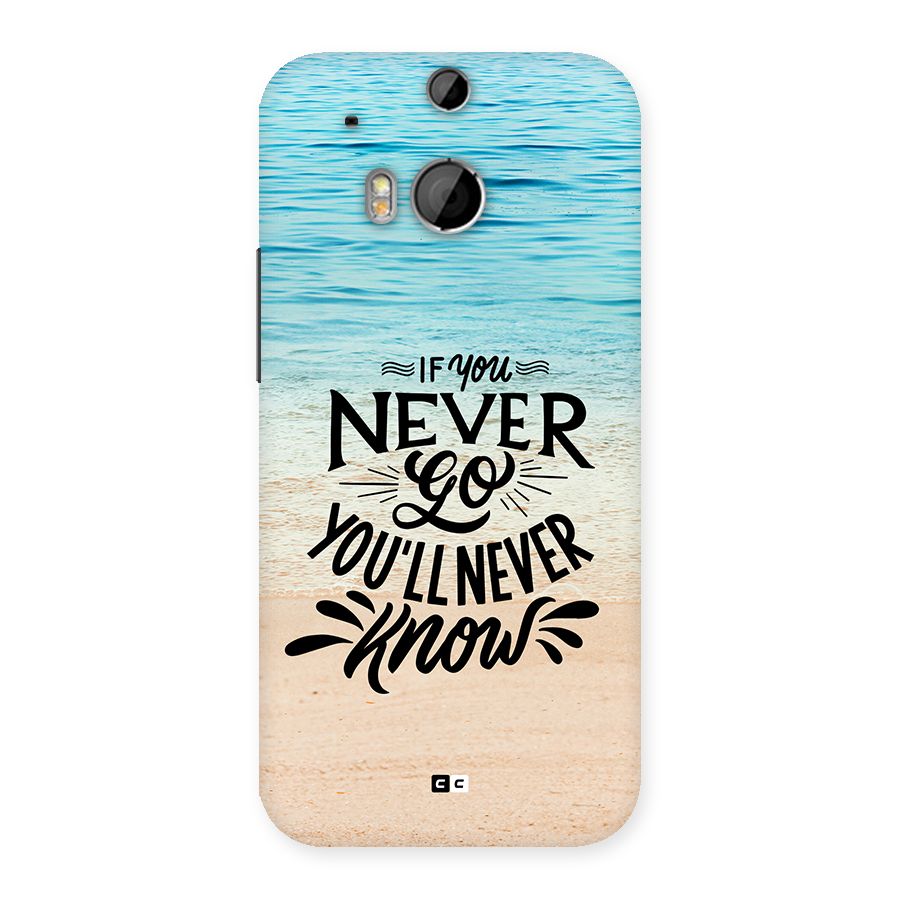 Will Never Know Back Case for One M8