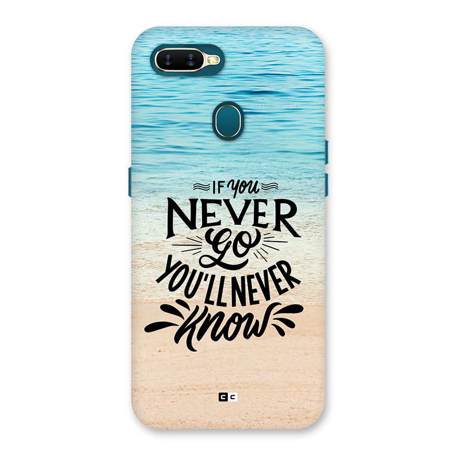 Will Never Know Back Case for Oppo A12