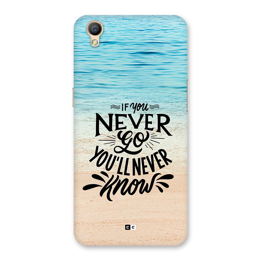 Will Never Know Back Case for Oppo A37