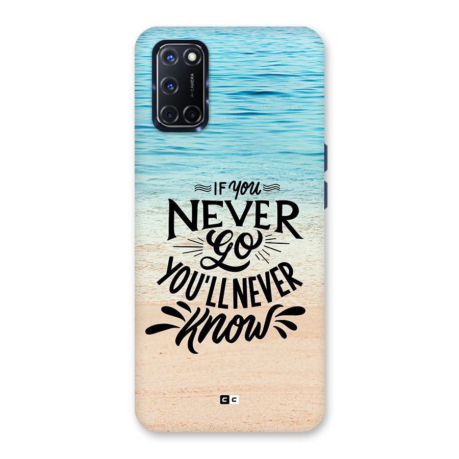 Will Never Know Back Case for Oppo A52
