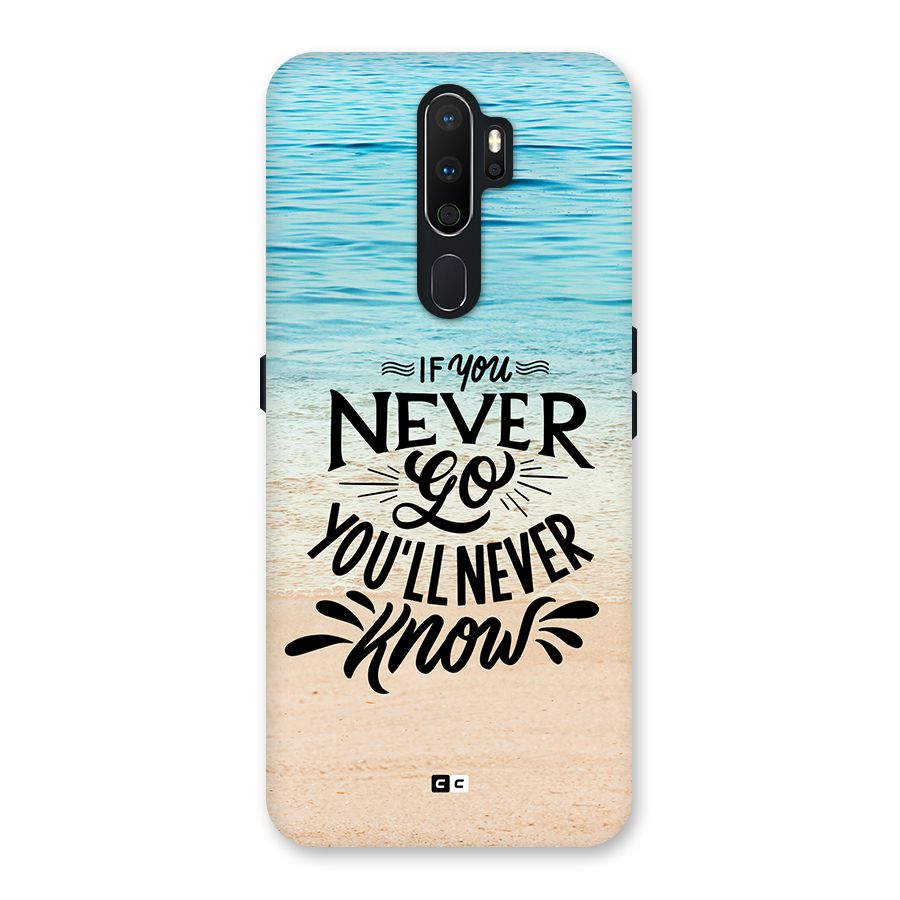 Will Never Know Back Case for Oppo A5 (2020)