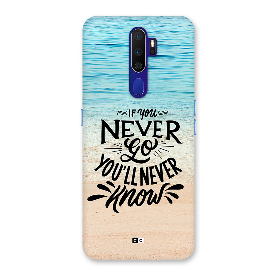 Will Never Know Back Case for Oppo A9 (2020)