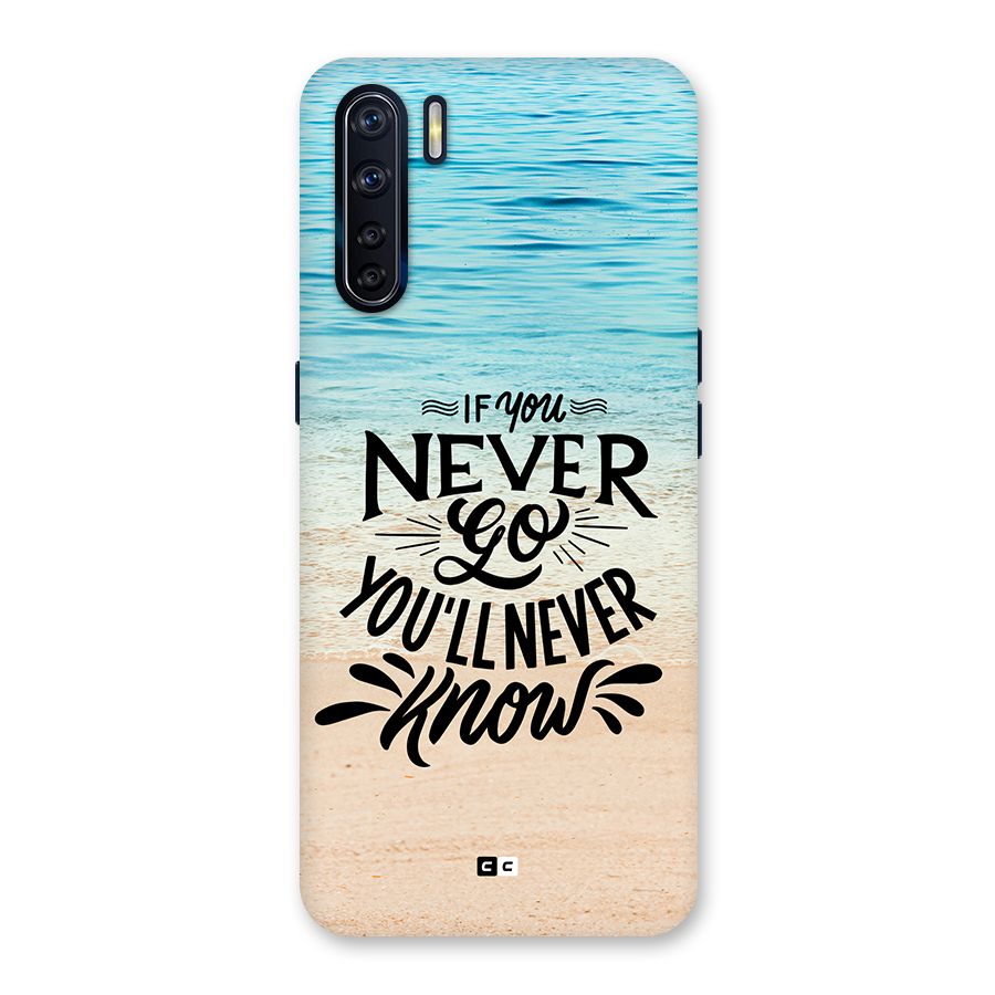 Will Never Know Back Case for Oppo F15