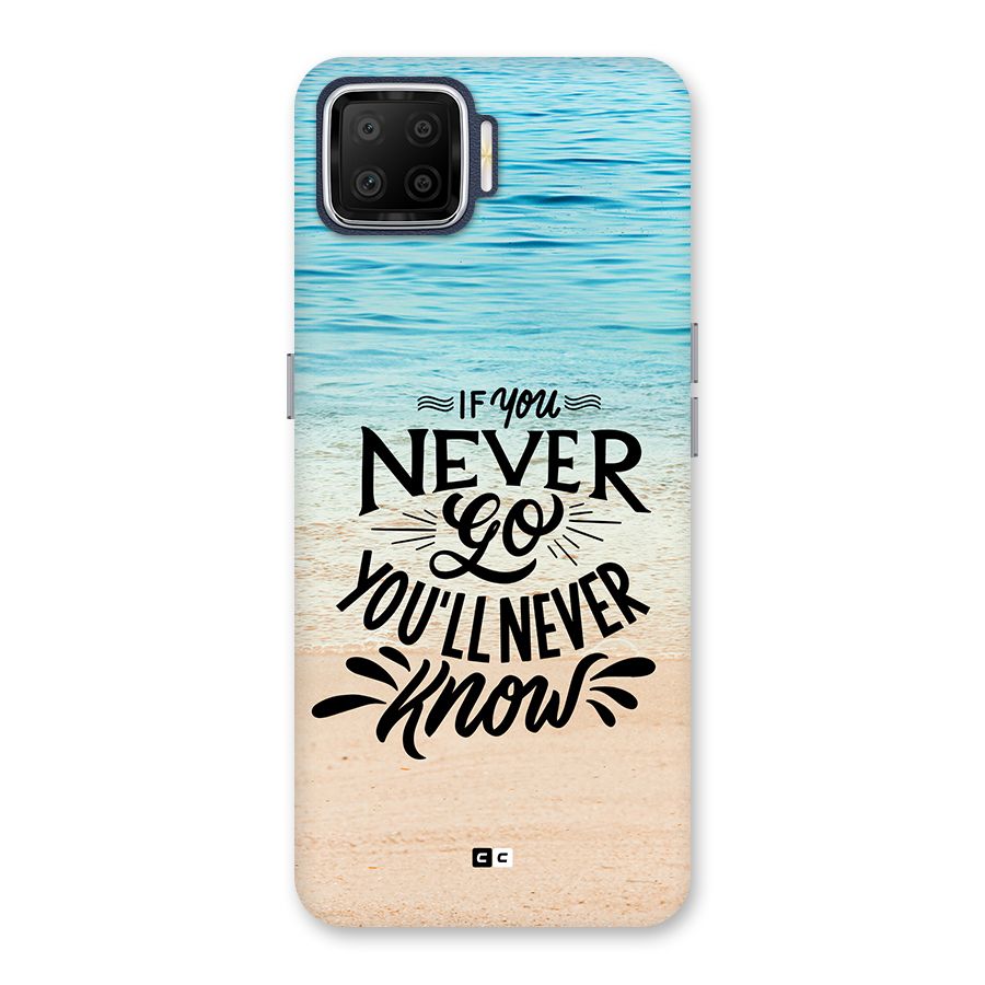 Will Never Know Back Case for Oppo F17