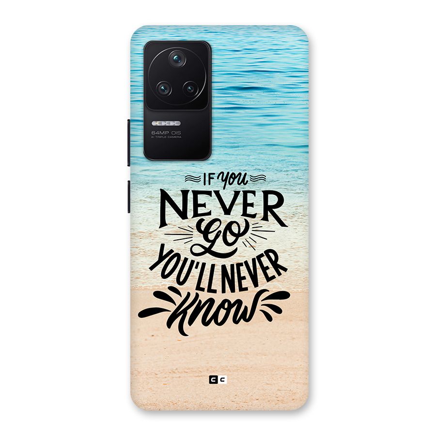 Will Never Know Back Case for Poco F4 5G