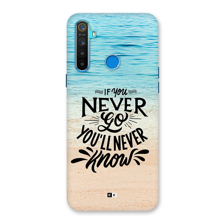 Will Never Know Back Case for Realme 5