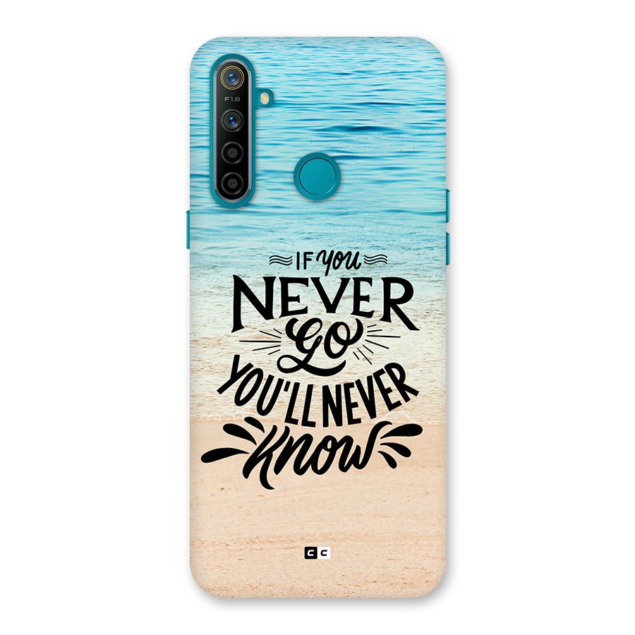 Will Never Know Back Case for Realme 5i