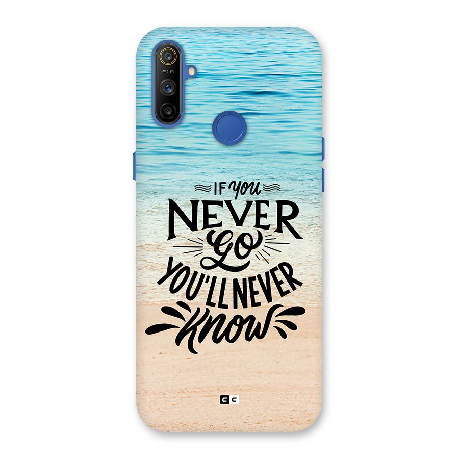 Will Never Know Back Case for Realme Narzo 10A