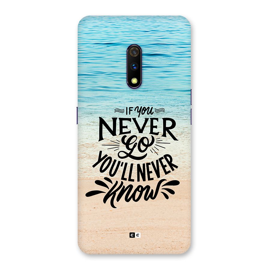 Will Never Know Back Case for Realme X