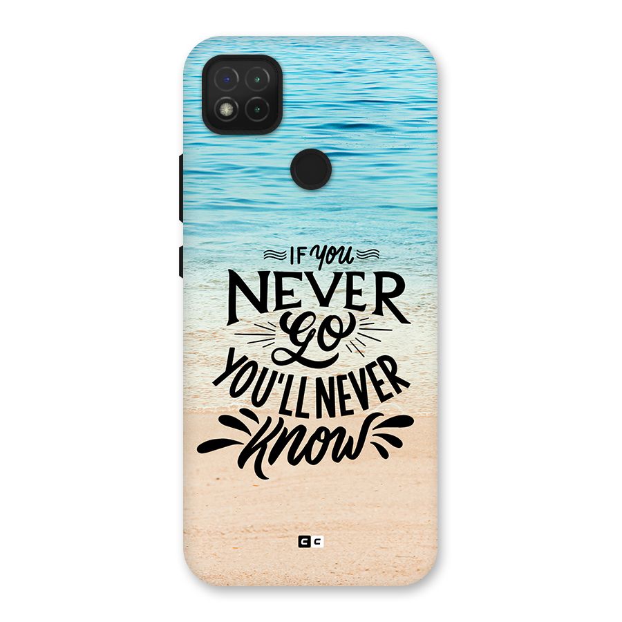 Will Never Know Back Case for Redmi 9 Activ