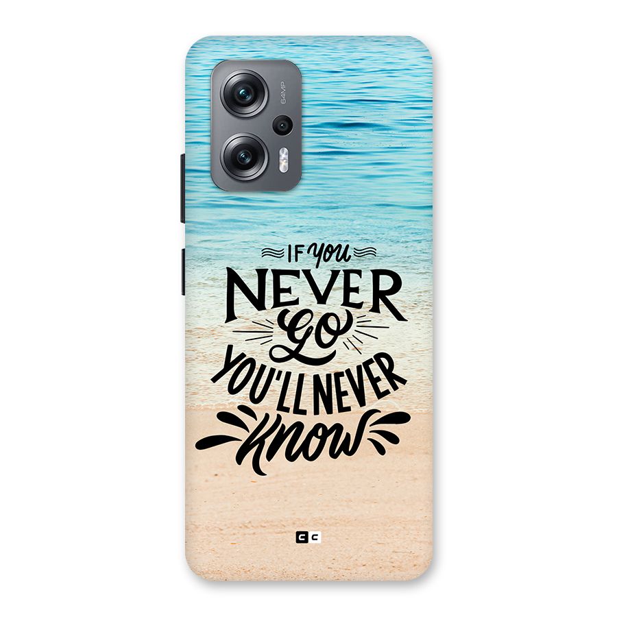 Will Never Know Back Case for Redmi K50i