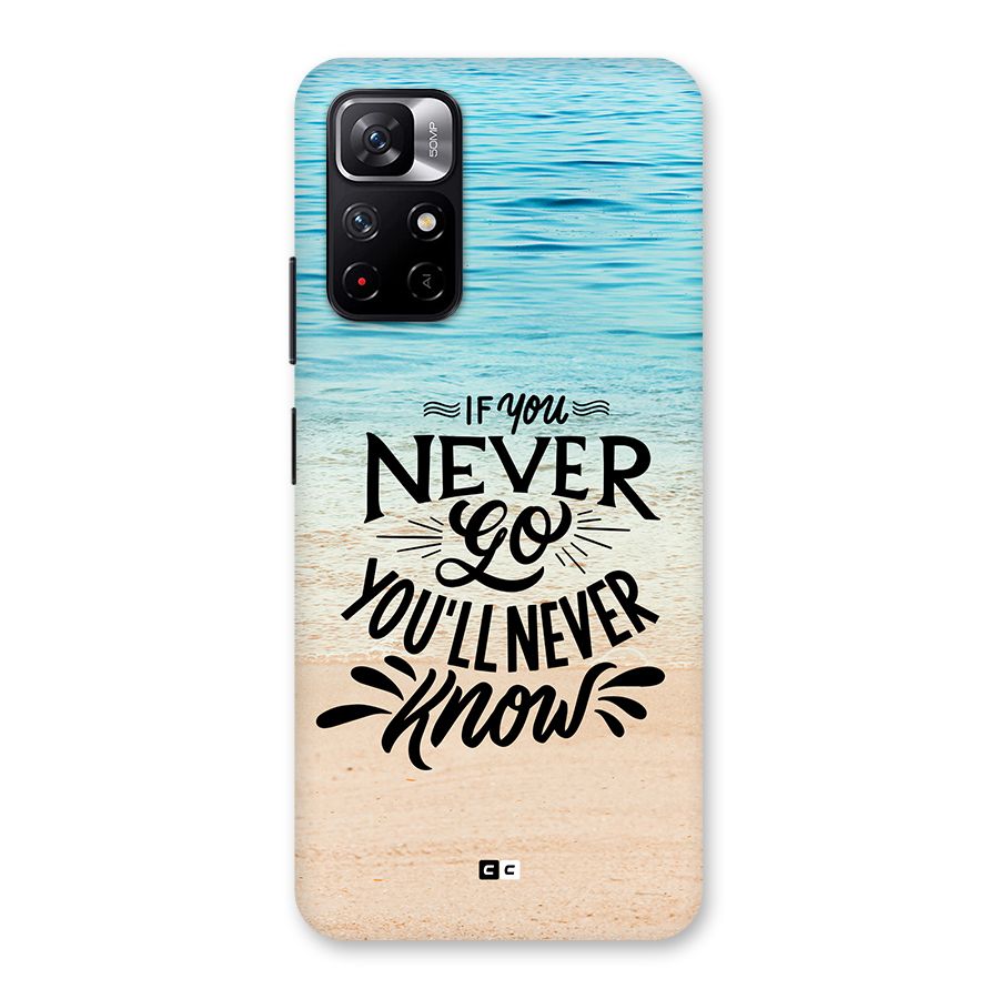 Will Never Know Back Case for Redmi Note 11T 5G