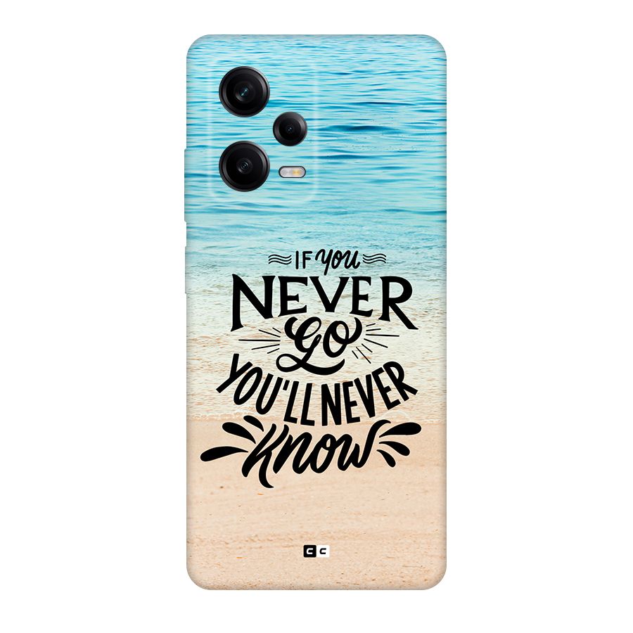 Will Never Know Back Case for Redmi Note 12 Pro