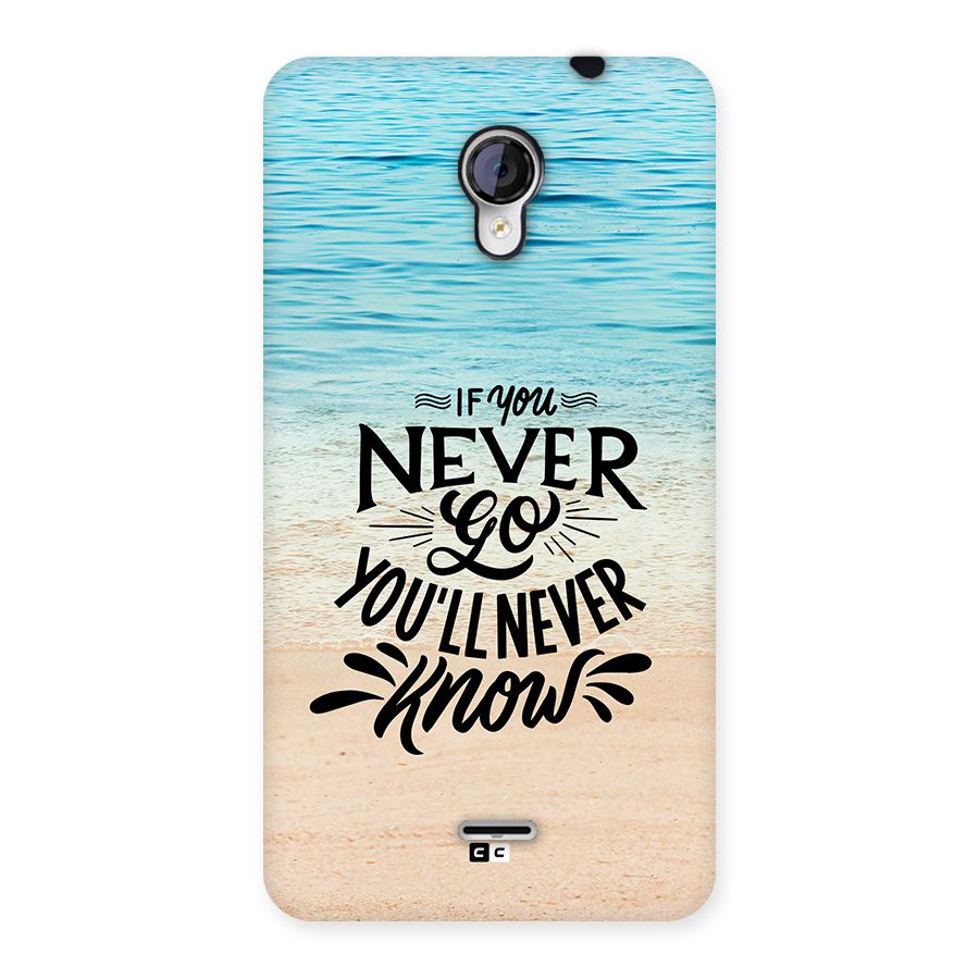 Will Never Know Back Case for Unite 2 A106