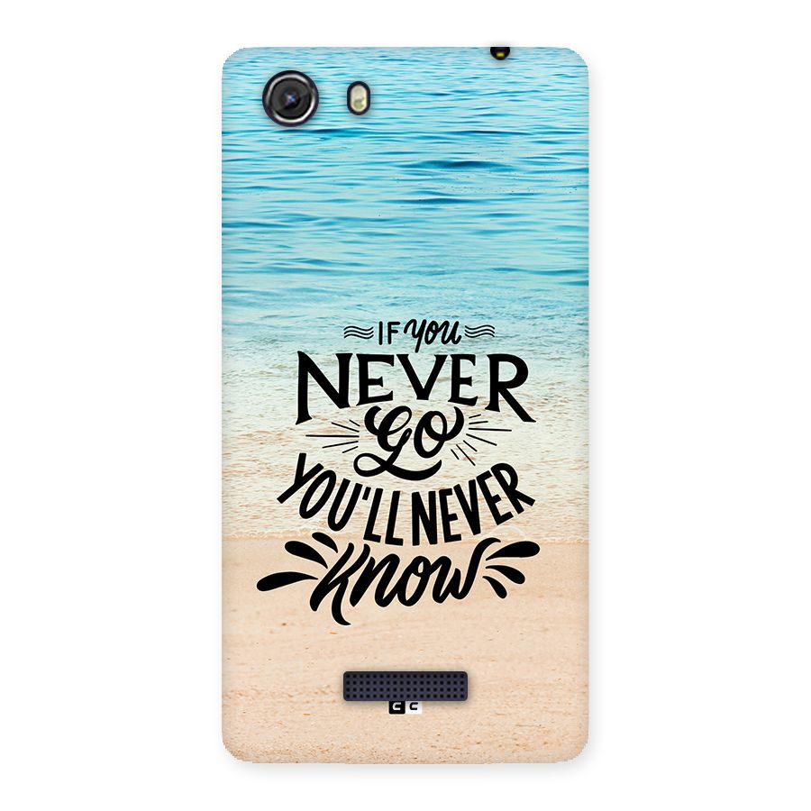 Will Never Know Back Case for Unite 3