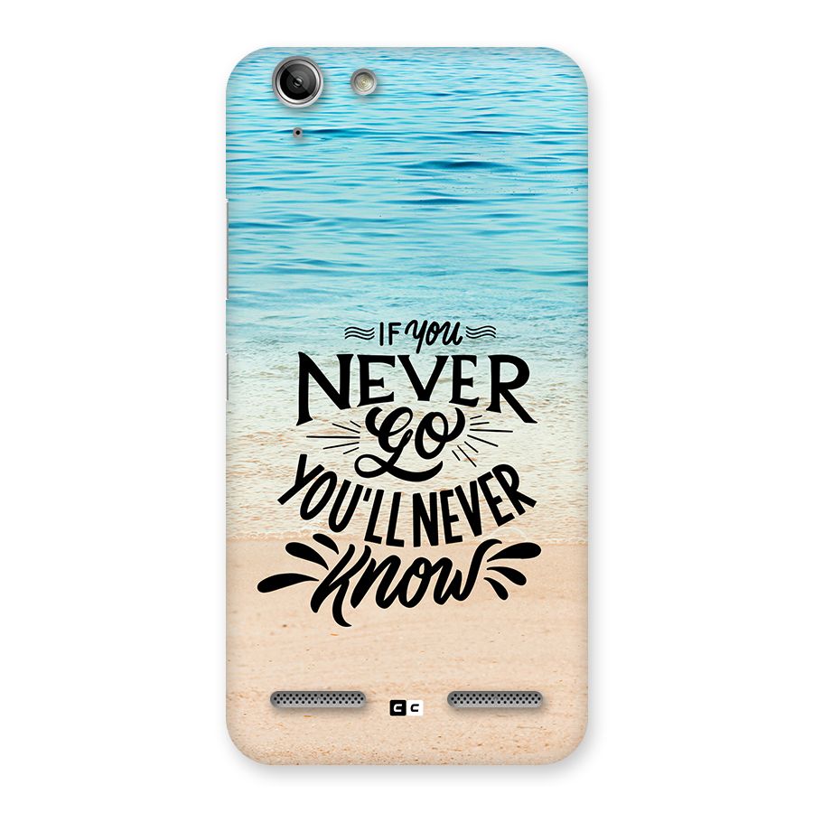Will Never Know Back Case for Vibe K5
