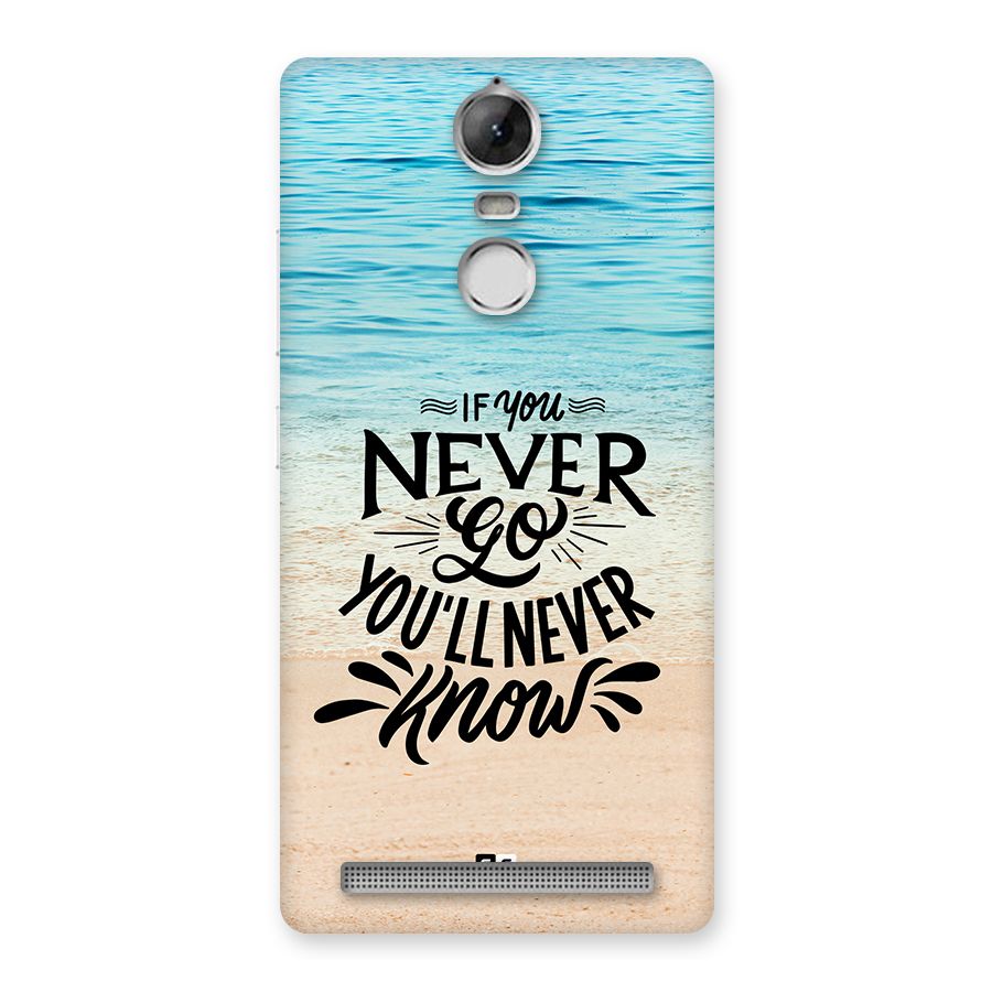 Will Never Know Back Case for Vibe K5 Note