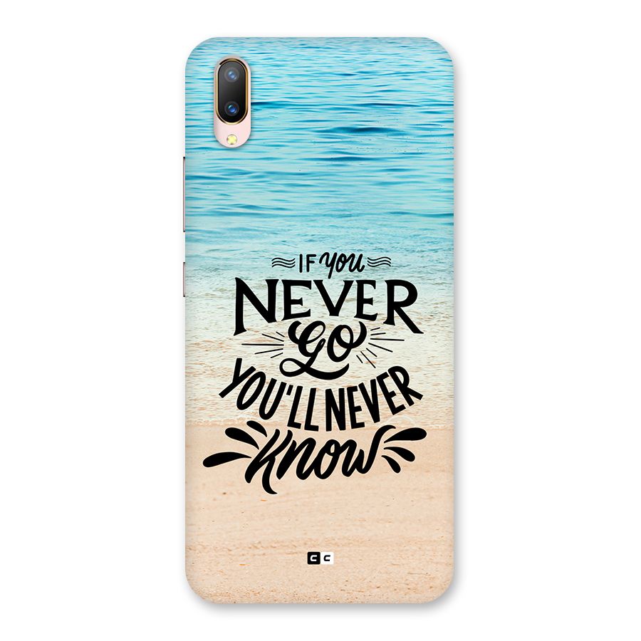 Will Never Know Back Case for Vivo V11 Pro