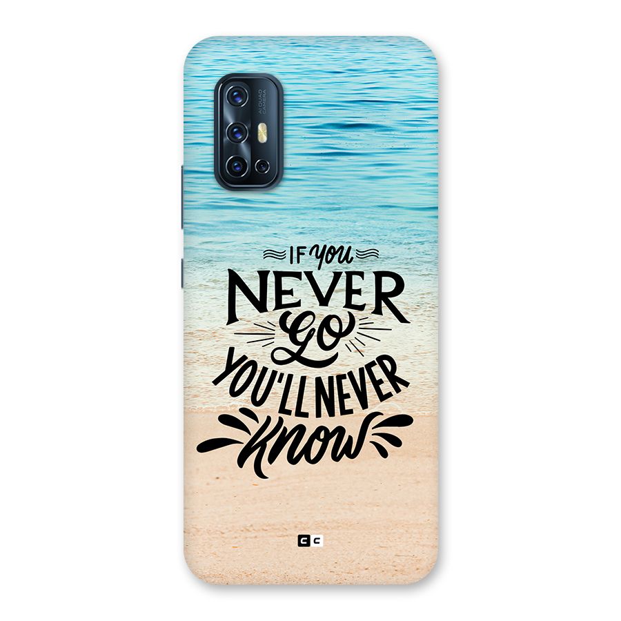 Will Never Know Back Case for Vivo V17
